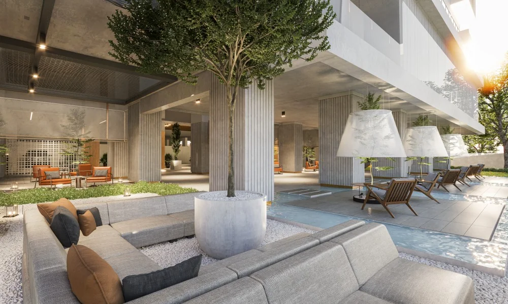Forescape biophilic forest lounge